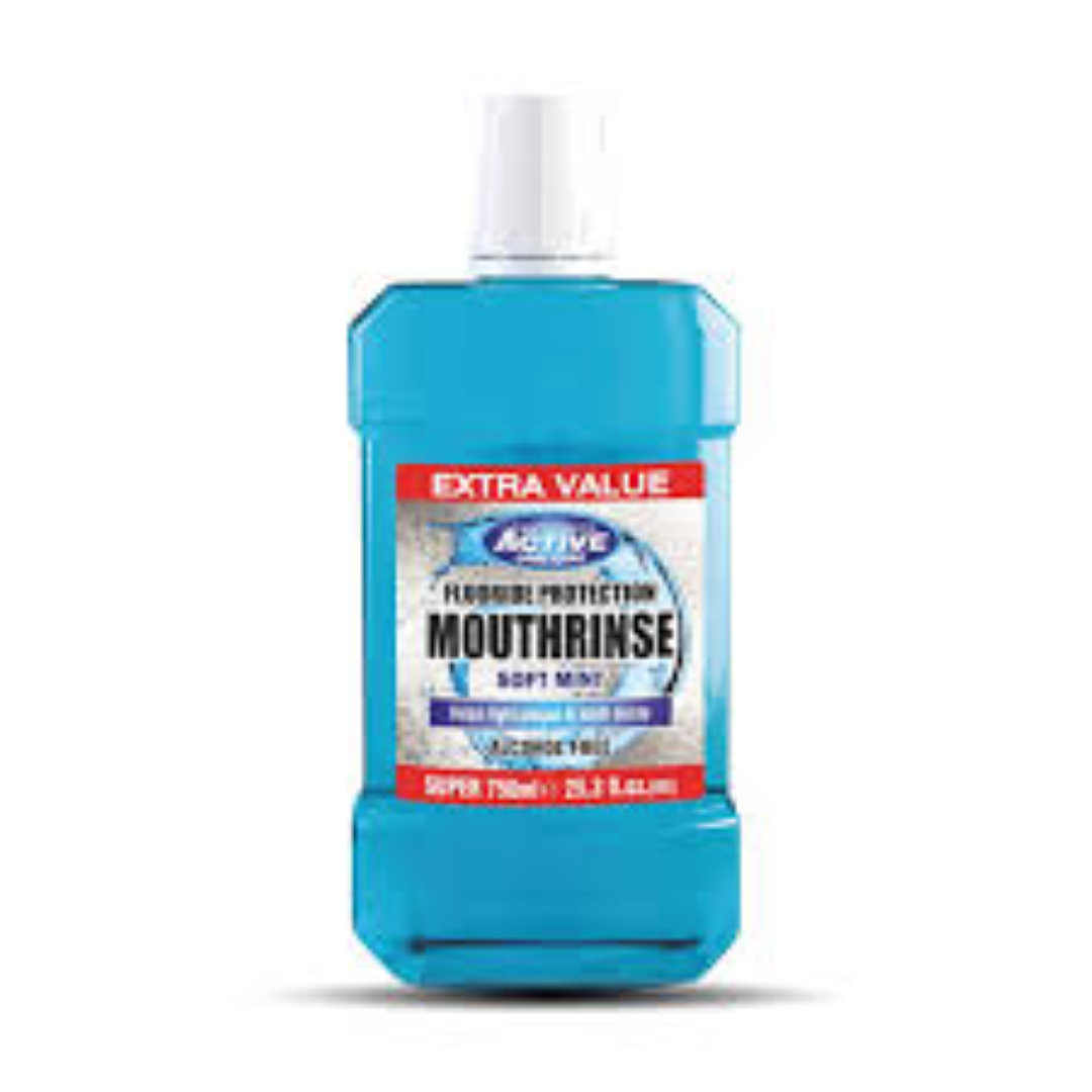 ACTIVE MOUTHRINSE SOFT MINT 750ML